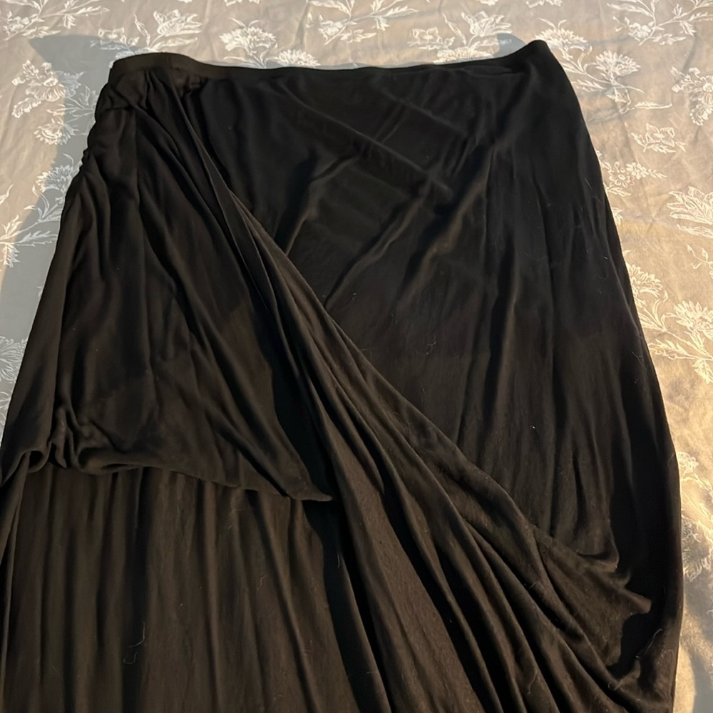 GUC asymmetrical skirt. It looks great on!